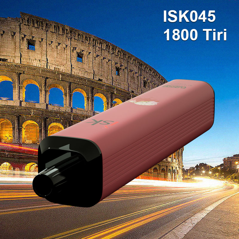 ISK045 Sigaretta Elettronica Usa E Getta 1800 Tiri Quadrato unico puff  disposable vape, ISK Vape